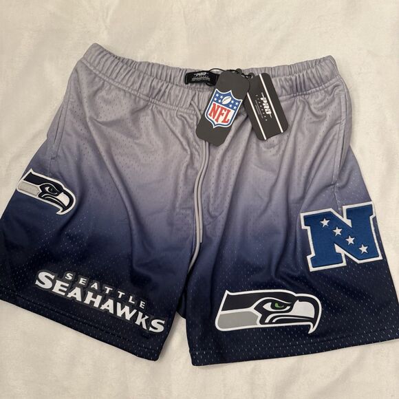 Pro Standard Seattle Seahawks Ombre Mesh Shorts - Picture 1 of 9